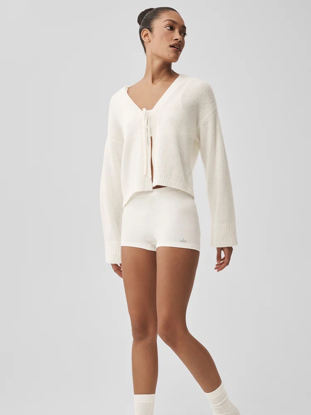 ALO Yoga Wool Cashmere New Class Tie Cardigan